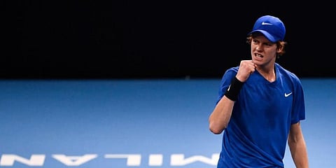 Italian tennis star Jannik Sinner (Photo | AFP)