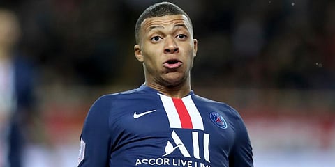 PSG striker Kylian Mbappe (Photo | AP)