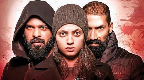 From left: Jiji Scaria, Neeta Pillai and Sanoop