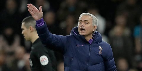 Tottenham manager Jose Mourinho (Photo | AP)