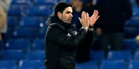 Arsenal manager Mikel Arteta (Photo | AP)