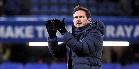 Chelsea coach Frank Lampard (Photo | AP)