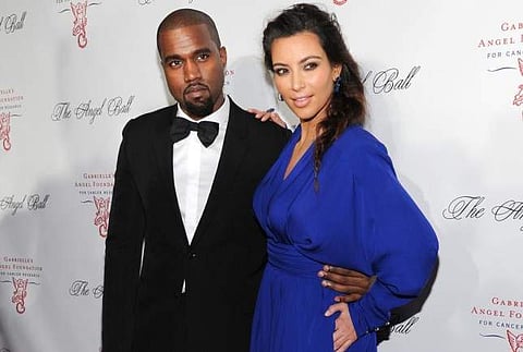 Reality TV star Kim Kardashian and her rapper husband Kanye West (Photo | AP)