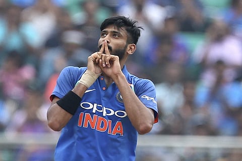 Left-arm pacer Khaleel Ahmed. (File Photo | AP)