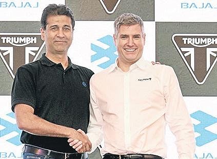 Rajiv Bajaj and Nick Bloor. (Photo | EPS)