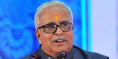 RSS general secretary Sarkaryavah Bhagyaji Joshi (Photo | RSS Twitter)