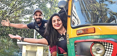 Cheten Mistry and Nomeeta Mistry (top); the tourists from Australia