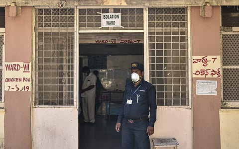 Isolation ward at Fever hospital in Nallakunta, Hyderabad. (Photo | Express)