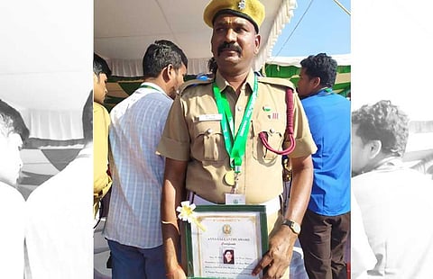 Nagai fireman gets award for bravery