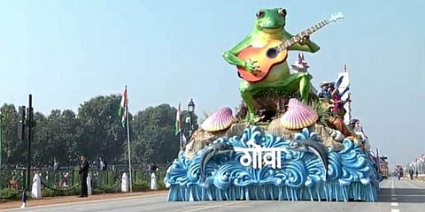 The tableau from Goa (Photo | ANI)