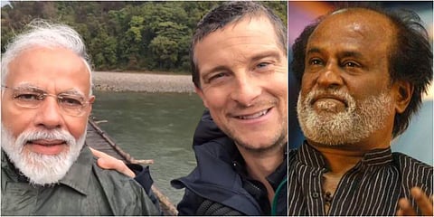 After PM Modi, Rajinikanth to shoot ‘Man vs Wild’ with Bear Grylls. (Photo | PTI)