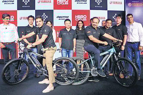 Hero Motors had launched its electric bike range Lectro last year. (Photo| EPS)
