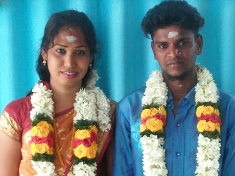 Surega and Manigandan. (Photo | EPS)