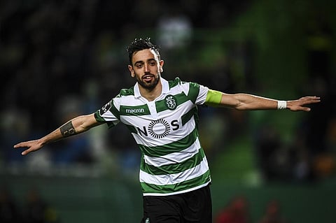 Sporting's Portuguese midfielder Bruno Fernandes (File Photo | AFP)