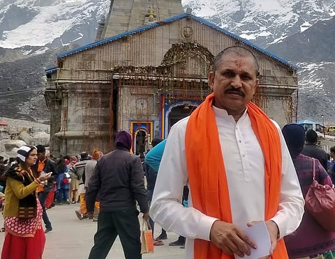 BJP MLA Narayan Tripathi. (Facebook Photo)