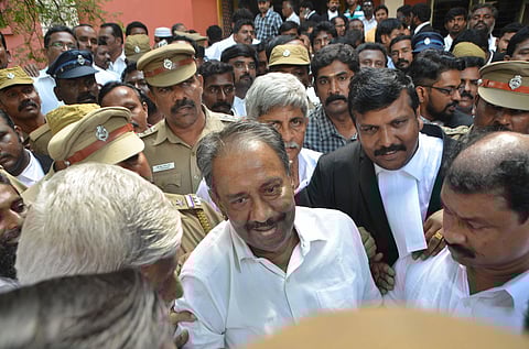 Tamil orator Nellai Kannan. (Photo | V Karthikalagu, EPS)