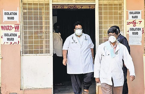 One of the many isolation wards for patients suspected to have Coronavirus in India. (Photo | Vinay Madapu/EPS)