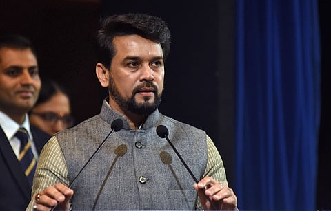 MOS Finance and Corporate Affairs Anurag Thakur. (Photo | Parveen Negi, EPS)