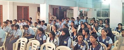Students of St Mary’s Higher Secondary School, Pattom. (File photo)