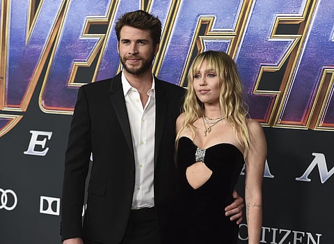 Miley Cyrus and Liam Hemsworth. (File Photo | AP)