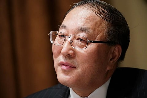 Chinese Representative to the UN Zhang Jun (File photo| AFP)