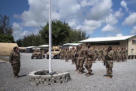 The Camp Simba base in Kenya's Manda Bay that was attacked by Jihadists. (File Photo | AP)