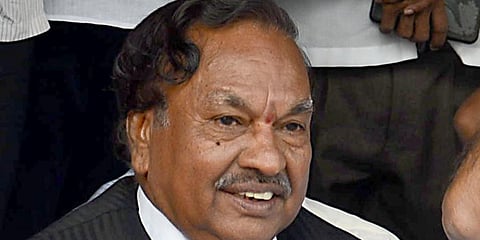 Karnataka Rural Development Minister KS Eshwarappa (Photo | Pushkar V, EPS)