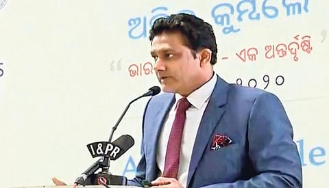 Anil Kumble at Odisha Knowledge Hub x
