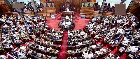A view of the Rajya Sabha during the Winter Session of Parliament in New Delhi. (Photo | PTI)