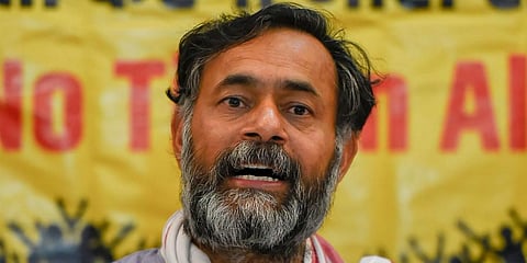 Swaraj Abhiyan chief Yogendra Yadav (Photo | PTI)