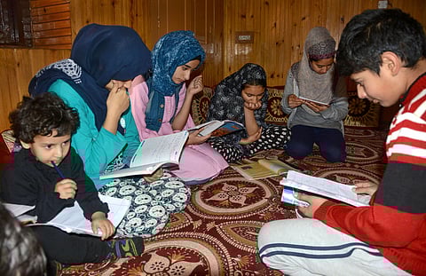 Image of Kashmiri students used for representational purpose (File Photo | PTI)