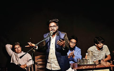 Back home in Hyderabad the last evening at Lamakaan was organised ‘Mushaira of Satire on NRC and CAA’ which saw coming together of Urdu and Hindi poets of the younger and older generations. (Photo | Vinay Madapu, EPS)