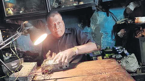Muhammad Moinuddin, 72 and his brother Muhammad Mujeebddin, 80, live in Dabeerpura and his shop is in Chatta Bazar Road in Old Hyderabad.