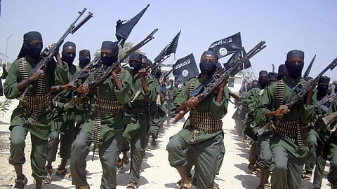 Al-Shabaab fighters in Somalia (File photo | AP)