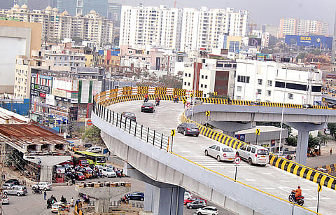 The second-level flyover at Biodiversity Park in Gachibowli (File photo| Sathya Keerthi, EPS)