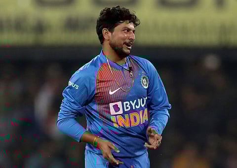 Indian left-arm spinner Kuldeep Yadav (Photo | AP)