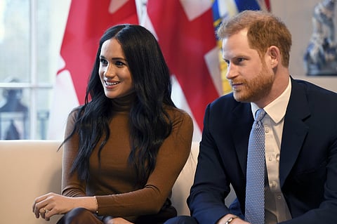 Britain's Prince Harry and Meghan, Duchess of Sussex (Photo | AP)