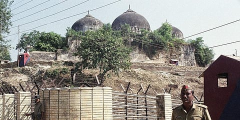 The Babri Masjid before it was demolished. (File Photo)
