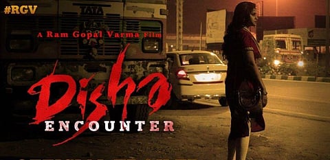 Ram Gopal Varma's 'Disha Encounter' poster (Photo | YouTube)