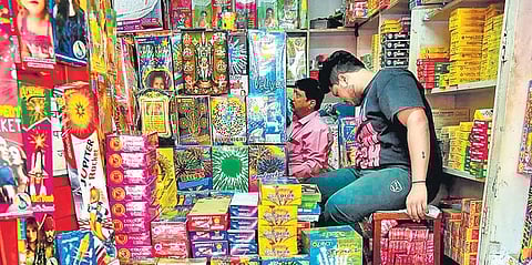 Firecrackers on sale.