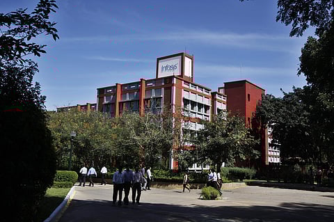 Techies at Infosys campus at Electronic City in Bengaluru. (File | AP)