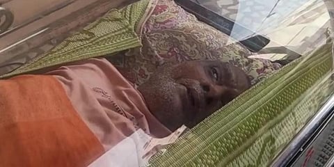 Balasubramaniya Kumar, who was presumed dead, was found to be alive. (Photo| EPS)