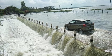 Non-stop rain for two straight days have battered Hyderabad. (Photo | EPS)