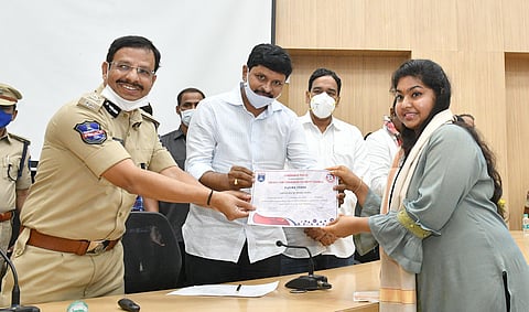 TRS MP J Santosh Kumar participated in the Plasma donation awareness programme organised by Cyberabad CP Sajjanar.