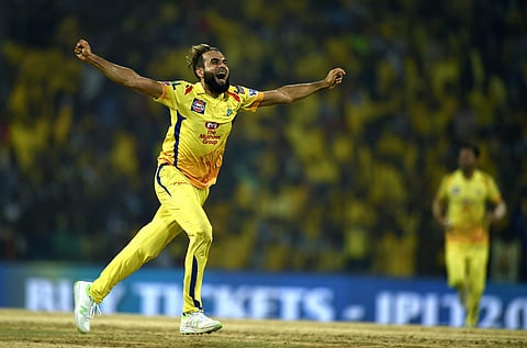 South African and CSK spinner Imran Tahir(Photo | PTI)