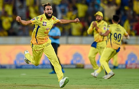 South African and CSK spinner Imran Tahir(Photo | PTI)