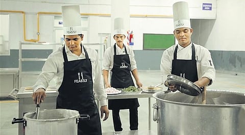 At 18,000ft, it is the largest modular commercial kitchen in Delhi-NCR