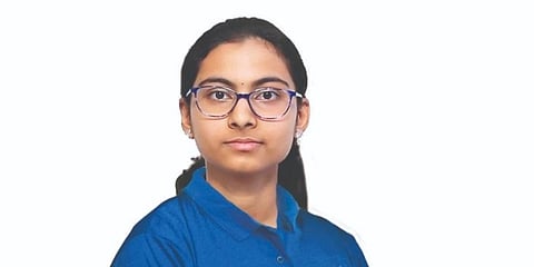 Snikitha Tummala from Hyderabad who secured third rank in NEET UG exam.