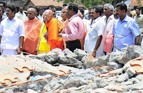 The explosion during a fireworks display at a temple in Kerala’s Kasaragod district, in which around 150 people were injured