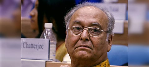 Bengali film star Soumitra Chatterjee